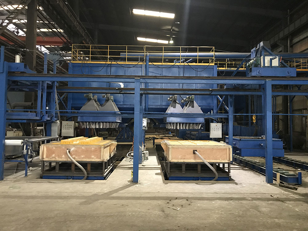 V-process production line